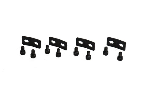 Brackets for connection of wedged to wedged risers configurations w/ mounting hardware  - four pack