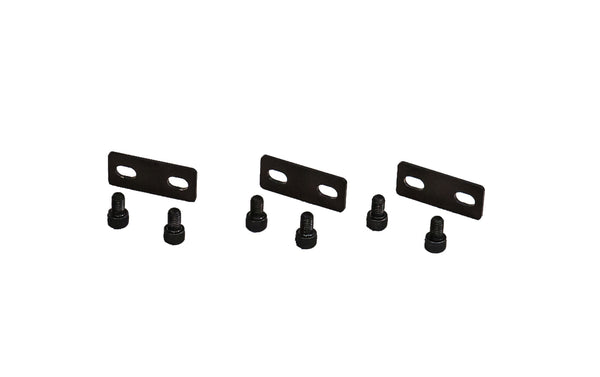 Brackets for connection of Straight to Straight configurations w/ mounting hardware  - three pack
