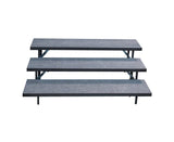 3 TIER STRAIGHT CHORAL RISERS - Riser Connections not Included