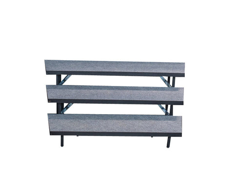 Rear Guard Rail for 6ft Straight Choral Riser Panel  w/ mounting hardware -single pack