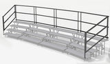 Side Guard Rails for 4 Tier Choral Riser System